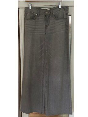 MLow-Rise Superwide-Leg Jeansadewell Sz 26
